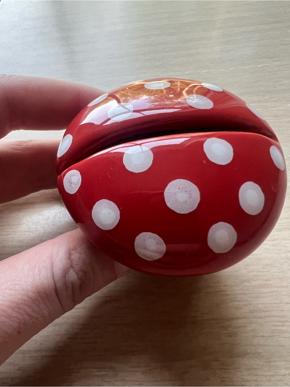 Urban Outfitters Red and White Polka Dot Polaroid Picture Holder